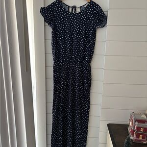 Time and Tru Polka Dot Jumpsuit